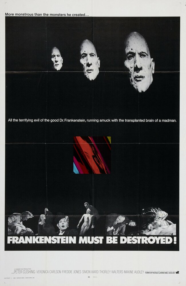 Франкенштейн должен быть уничтожен (1969) постер
