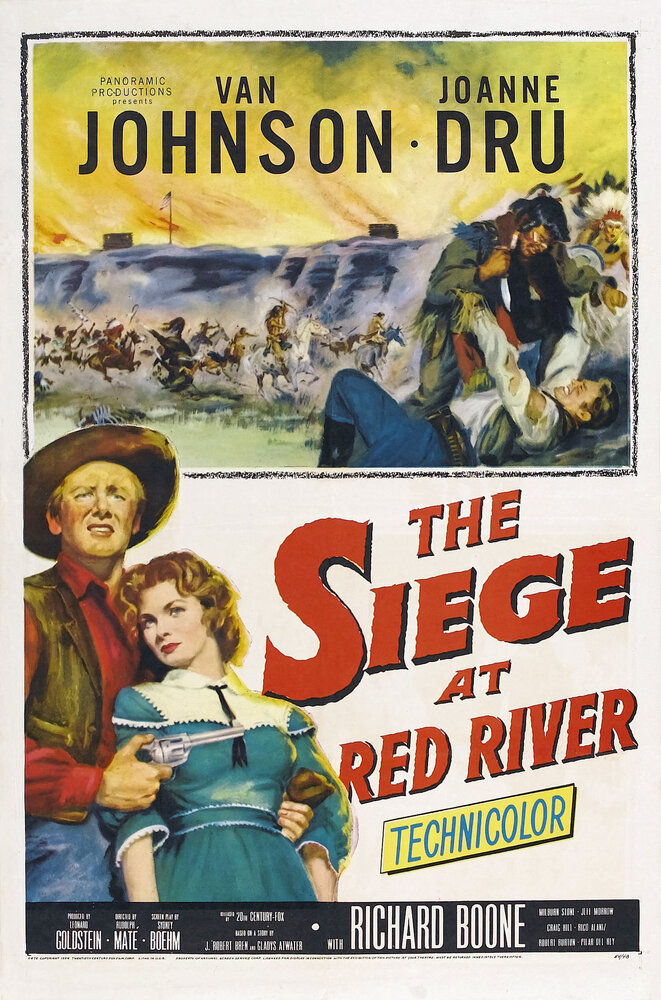 Осада на Красной реке (1954) постер
