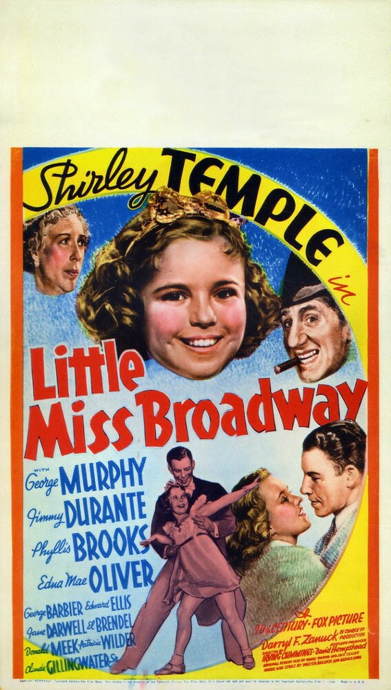 Маленькая мисс Бродвей (1938) постер