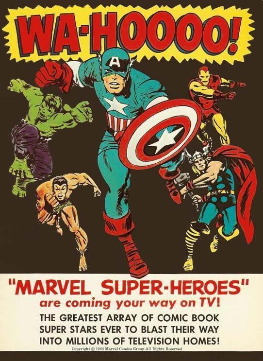 Супергерои Marvel (1966) постер
