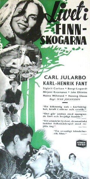 Livet i Finnskogarna (1947) постер