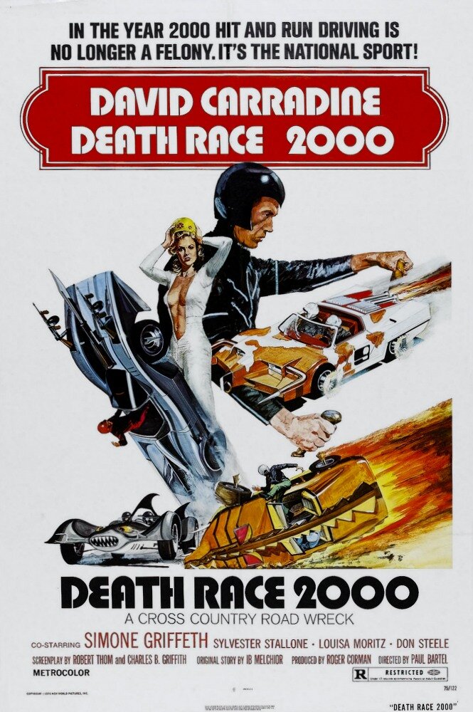 Смертельные гонки 2000 года (1975) постер