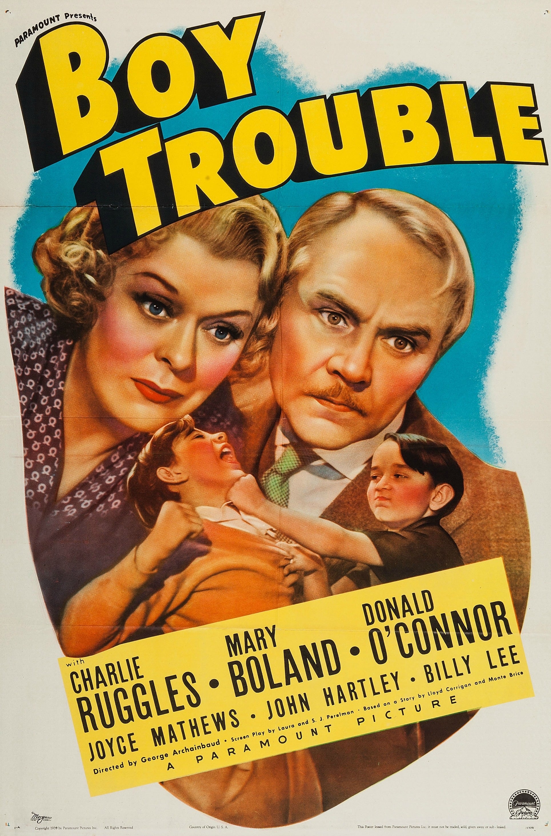 Boy Trouble (1939) постер