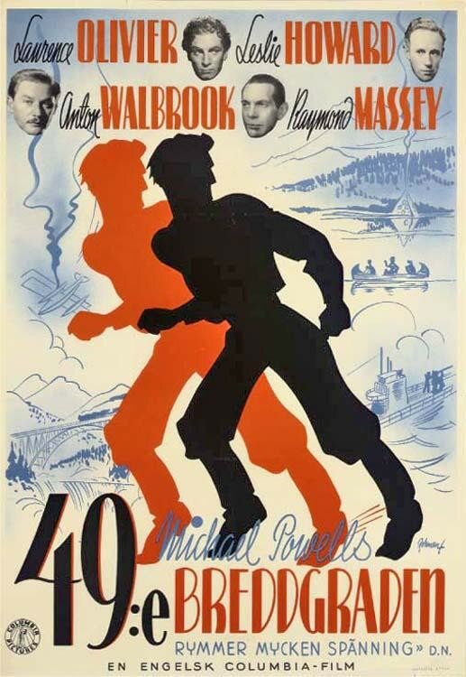 49-я параллель (1941) постер