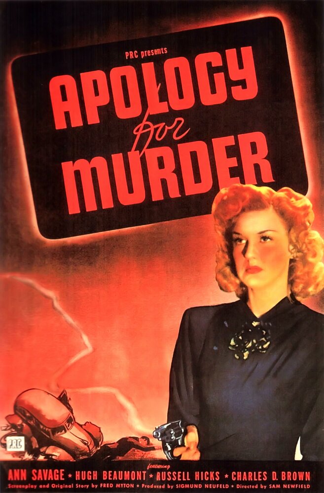 Apology for Murder (1945) постер