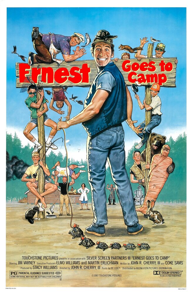 Эрнест едет в лагерь (1987) постер