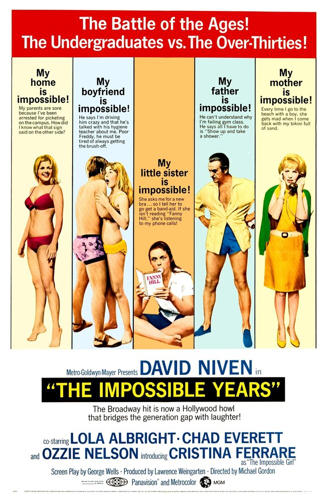 Невозможные годы (1968) постер