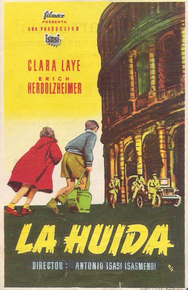 La huida (1956) постер