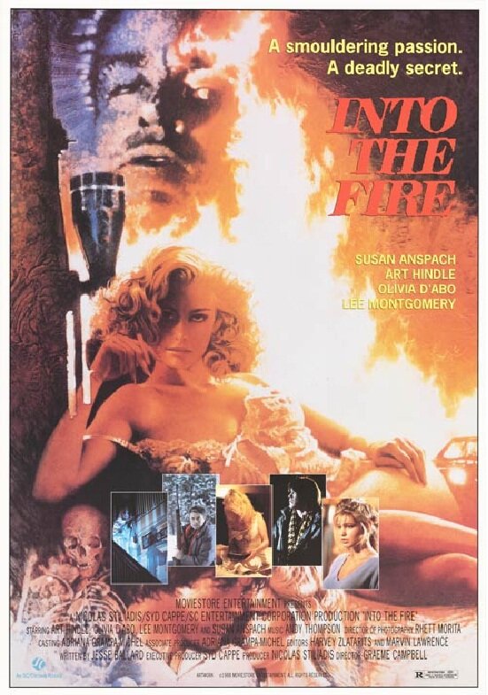 Шагнувший в огонь (1988) постер