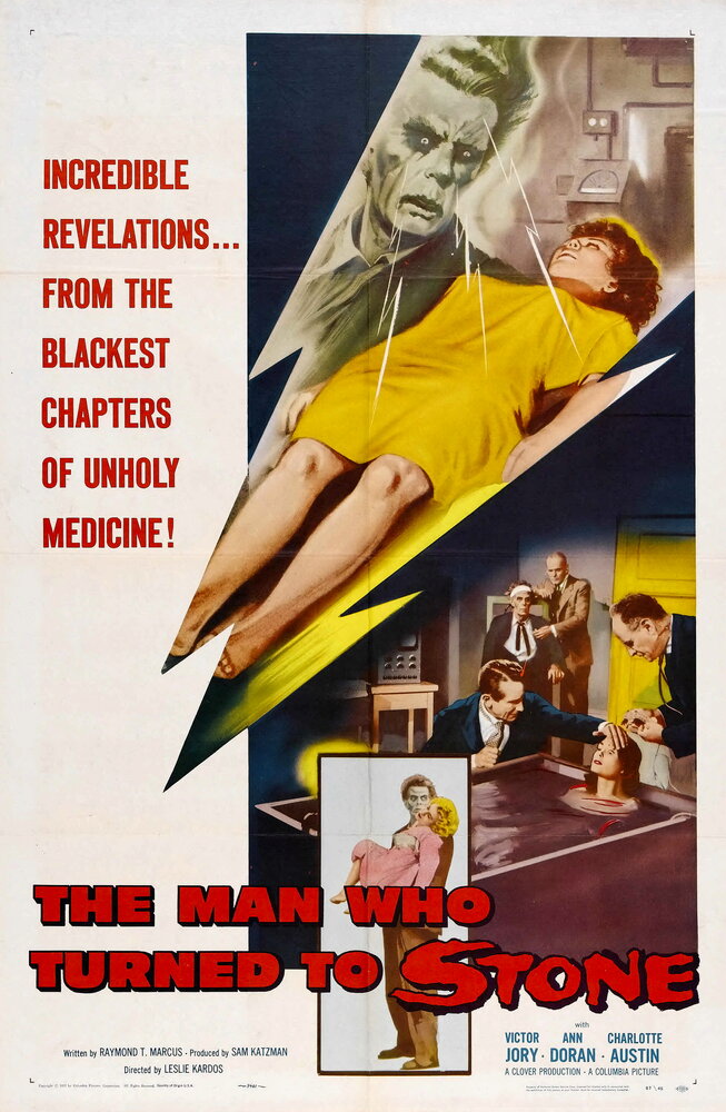 The Man Who Turned to Stone (1957) постер