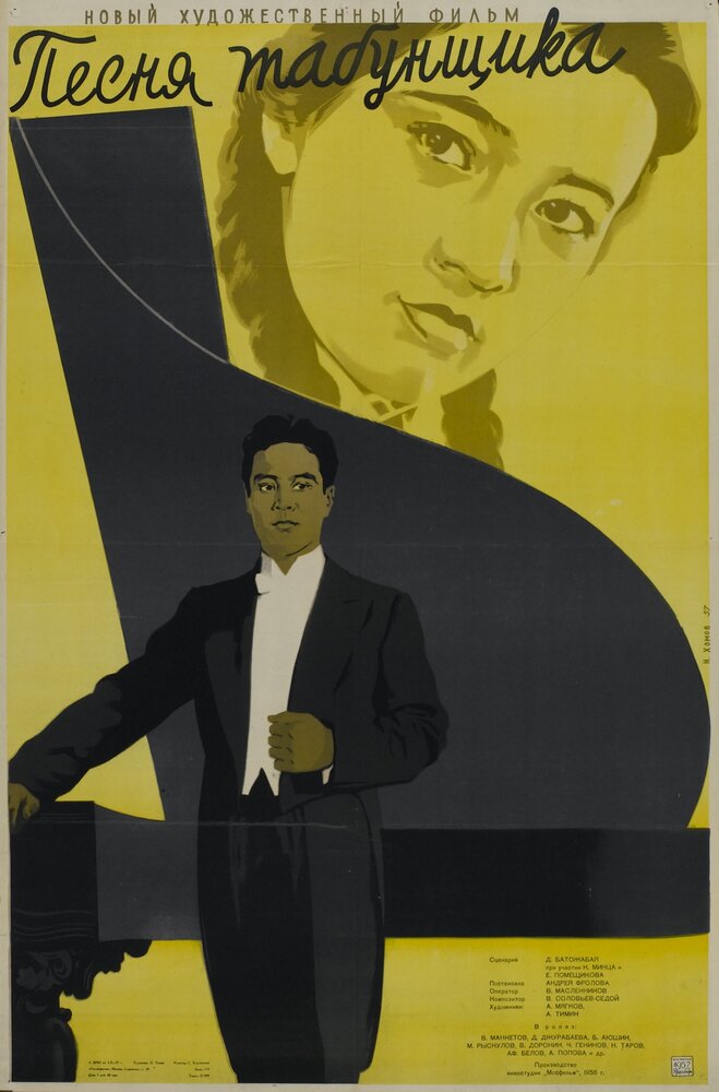 Песня табунщика (1956) постер