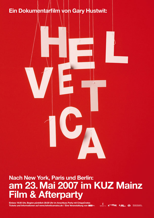 Гельветика (2007) постер