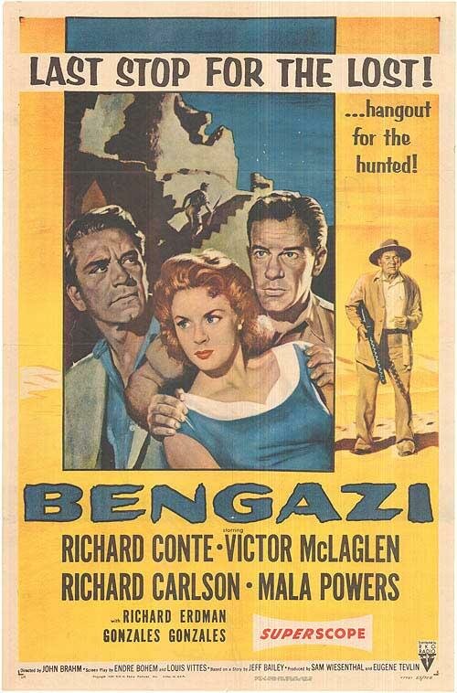Bengazi (1955) постер