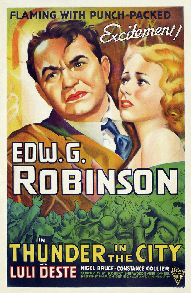 Гром в городе (1937) постер
