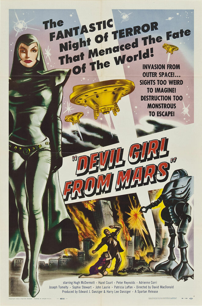 Дьяволица с Марса (1954) постер