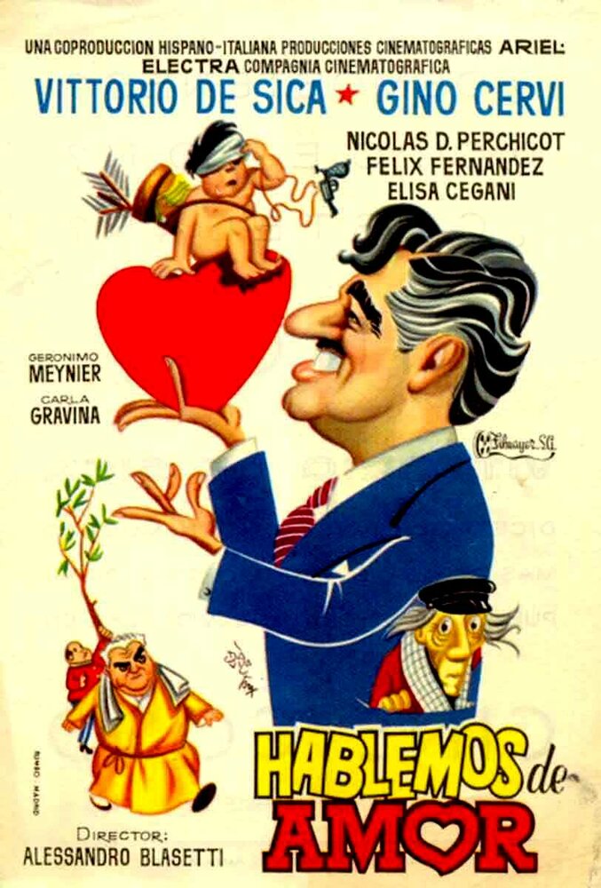 Любовь и болтовня (1958) постер