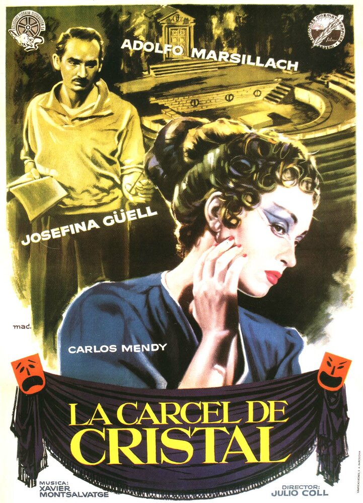 La cárcel de cristal (1957) постер