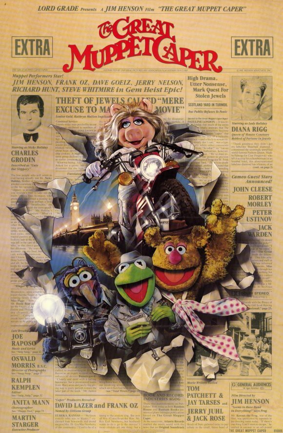 Большое ограбление Маппетов (1981) постер