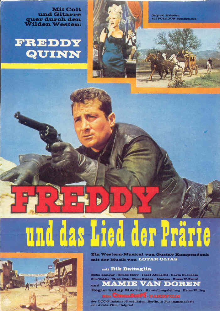 Фредди и песня прерий (1964) постер