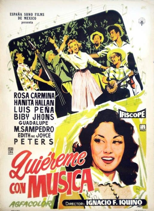 Quiéreme con música (1957) постер