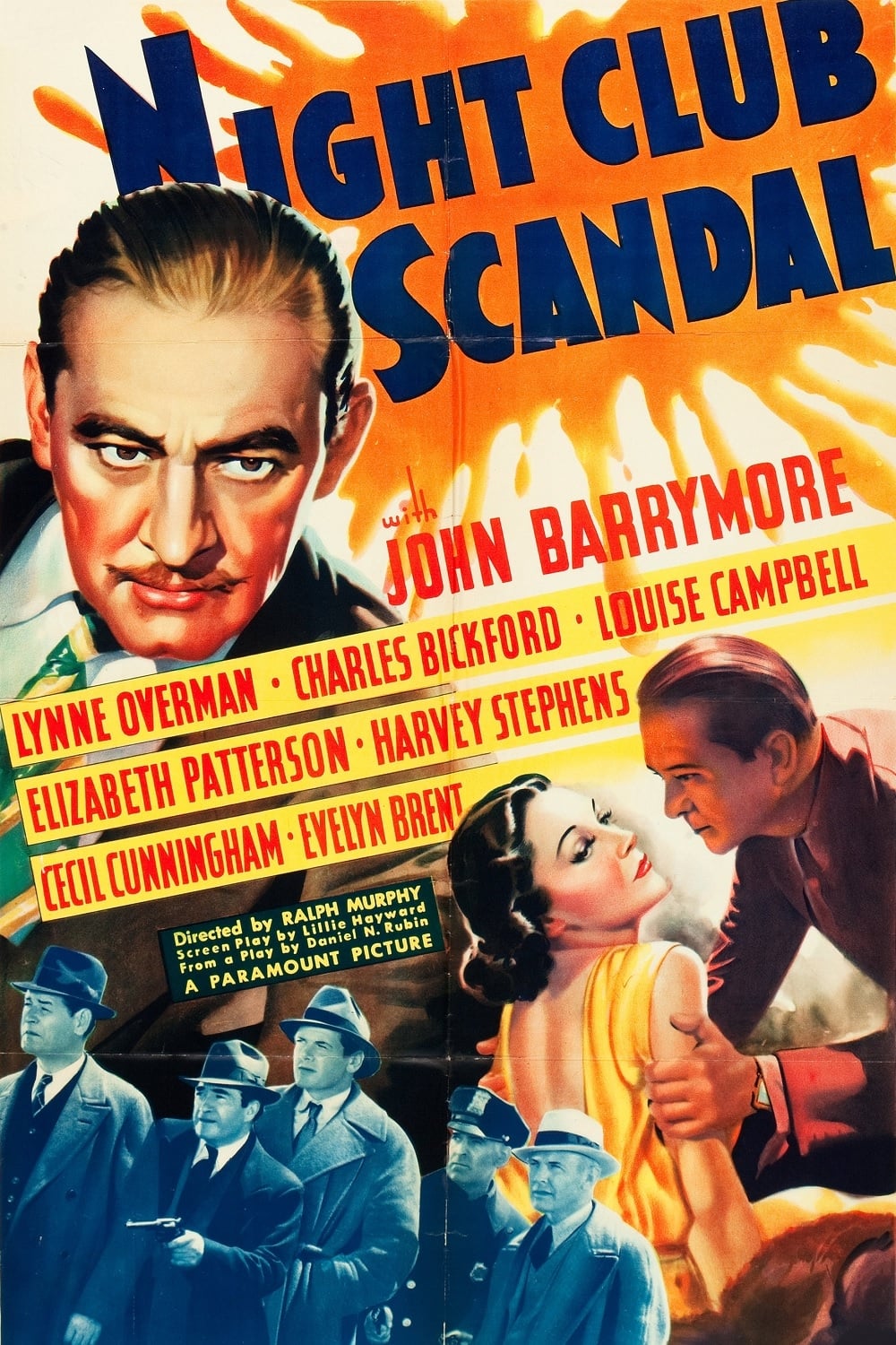 Скандал в ночном клубе (1937) постер