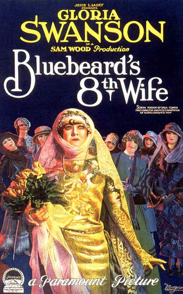 Восьмая жена Синей бороды (1923) постер