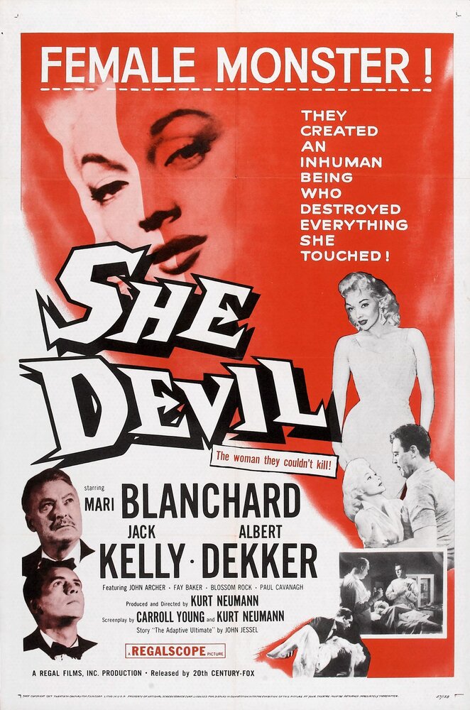 Дьяволица (1957) постер