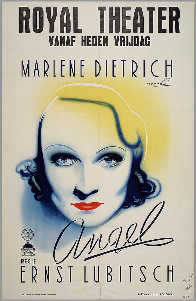 Ангел (1937) постер