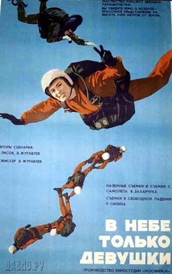 В небе только девушки (1967) постер