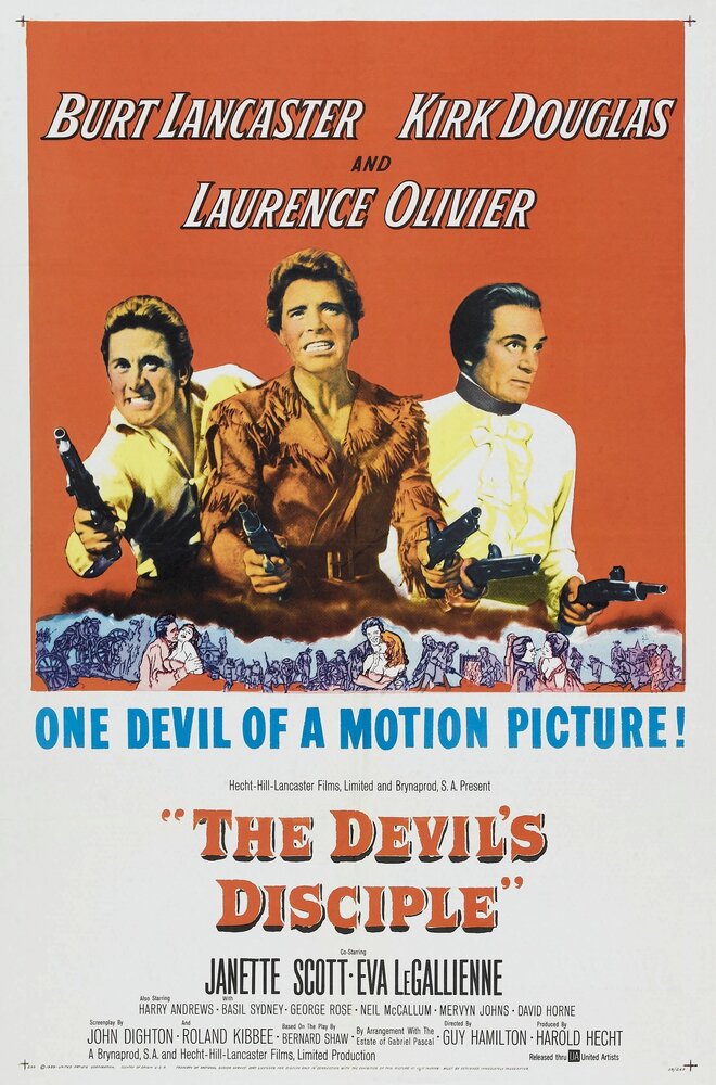 Ученик дьявола (1959) постер